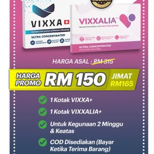 Pakej Pasangan Nikmat ( 1 Kotak Vixxa + 1 Kotak Vixxalia)