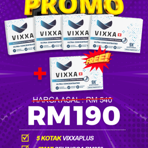 Pakej Super Promo (5 Kotak Vixxa+)